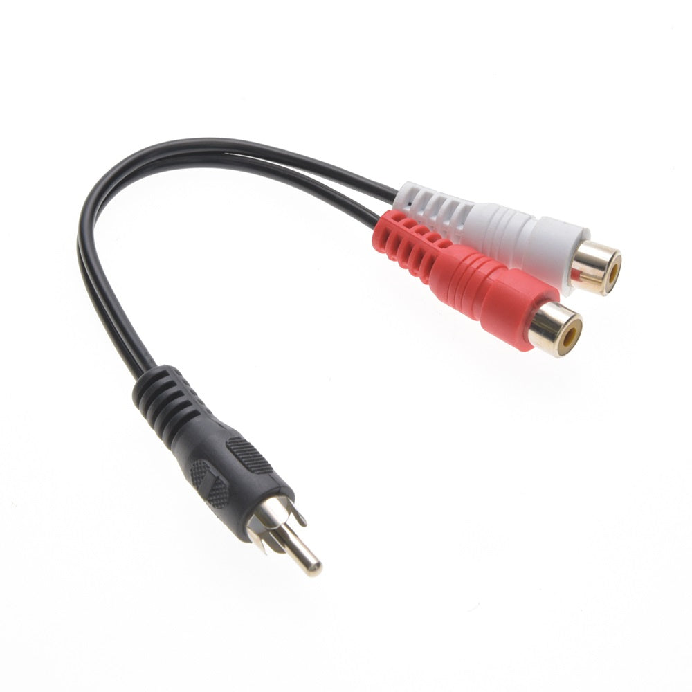 6inch RCA-Male to RCA-Female x2 6inch RCA-Male to RCA-Female x2